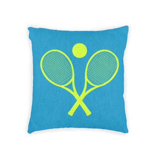 Discover Tennis tennis racket tennis ball Woven Pillows