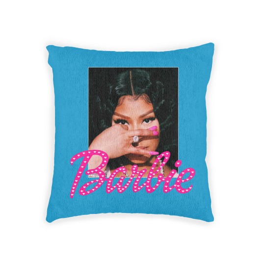 Discover Nicki Minaj Barbi Girl Woven Pillows| Queen of Rap Woven Pillows