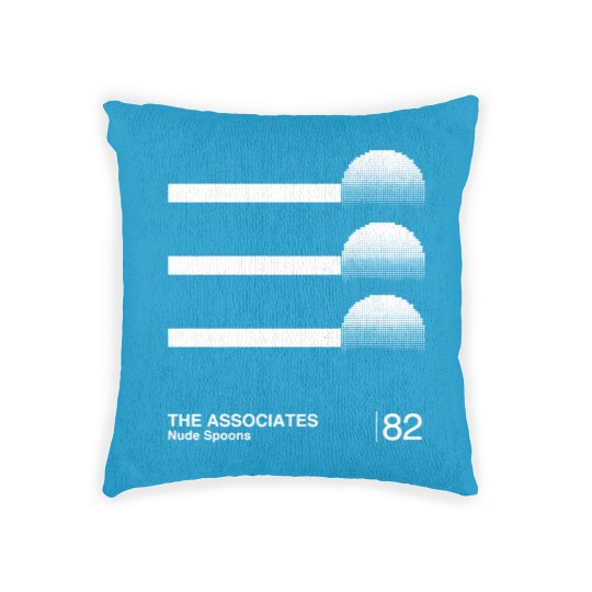 Discover The Associates / Minimalist Graphic Design Fan Artwork - The Associates - Woven Pillows
