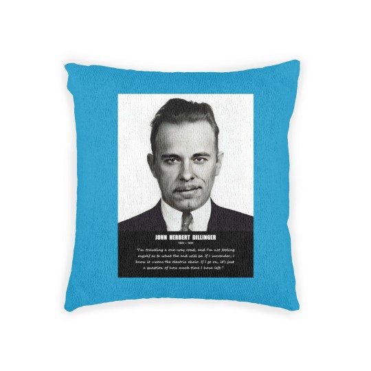 Discover JOHN DILLINGER Woven Pillows