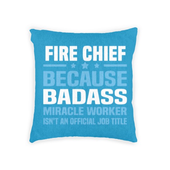 Discover Fire Chief Woven Pillows