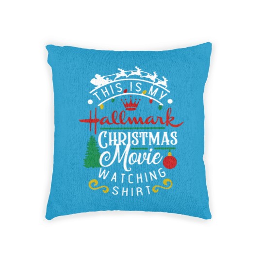 Discover Hallmark Christmas Movies Woven Pillows, This Is My Movie Watching