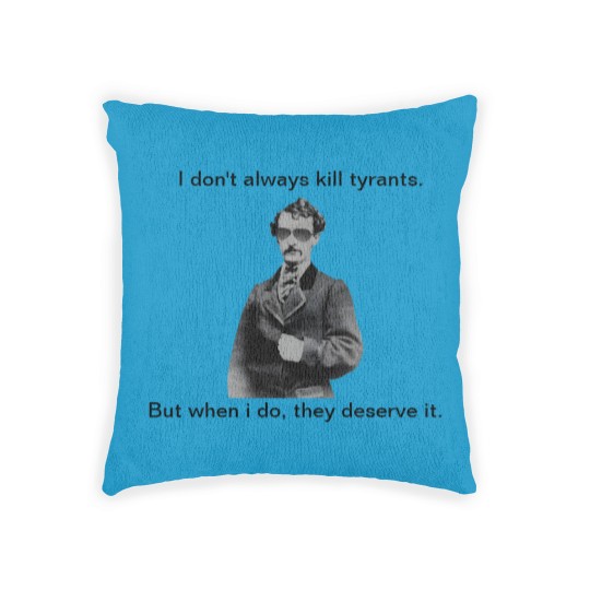 Discover John Wilkes Booth - They deserve it Woven Pillows