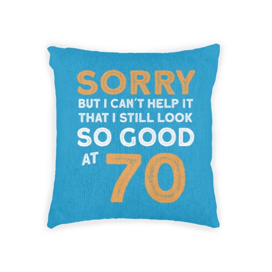 Discover Funny Birthday 70 Years Old Woven Pillows
