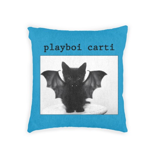 Discover Playboi Carti Cat Woven Pillows, Playboi Carti Meme Woven Pillows