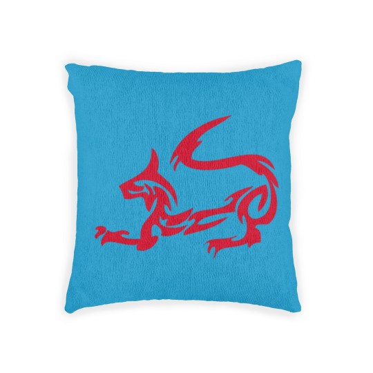 Discover Dragon Cat Woven Pillows