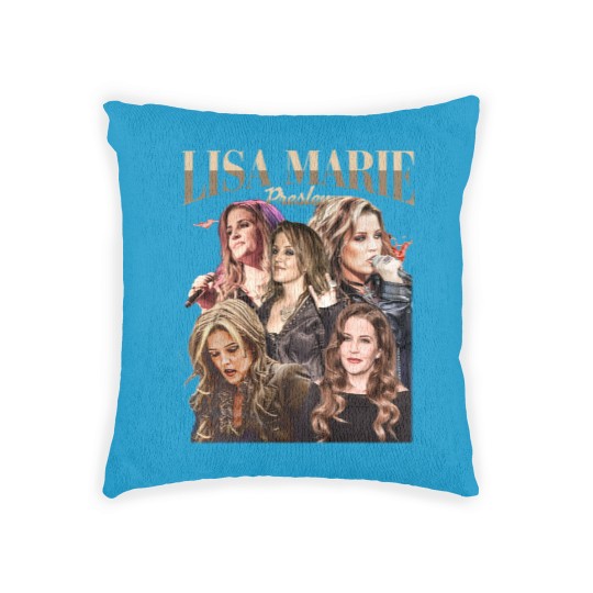 Discover Vintage Style Lisa Marie Presley 90s Vintage Woven Pillows, Lisa Marie Presley Merch