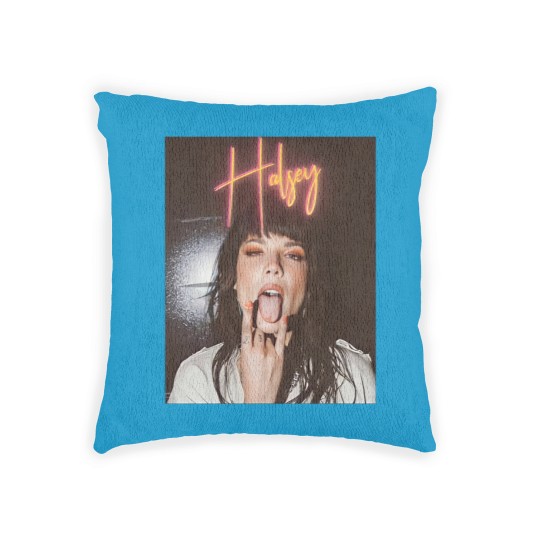 Discover Halsey Vintage Style Photoshoot Woven Pillows, Halsey Aesthetic Woven Pillows