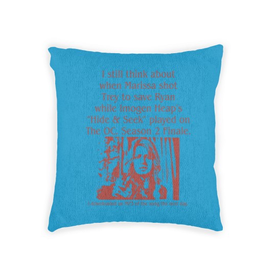 Discover I Still Think About When Marissa Shot Trey on The O.C. Season 2 Finale Woven Pillows