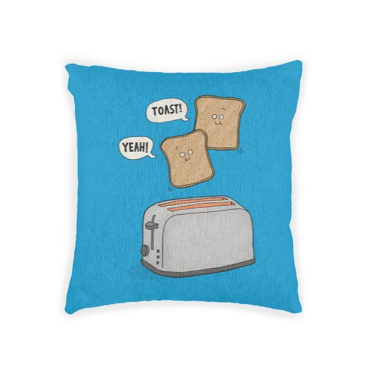 Discover Toast Yeah Woven Pillows