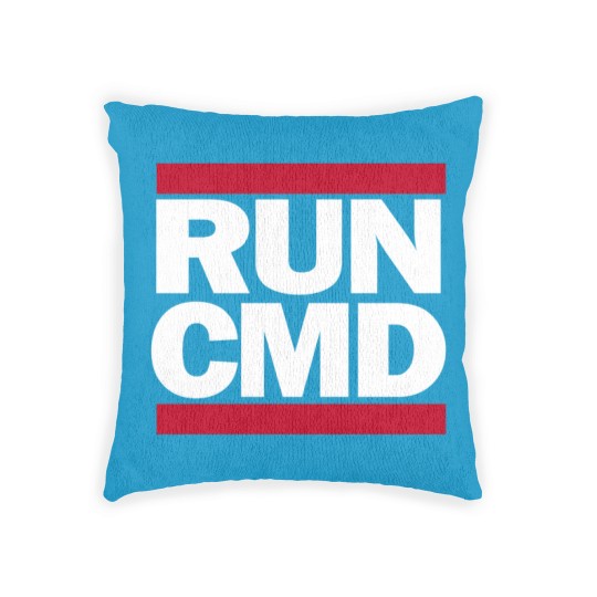Discover RUN CMD Woven Pillows