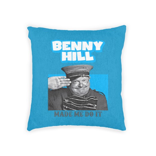 Discover Benny Hill Made Me Do It Woven Pillows