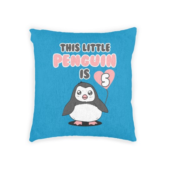 Discover this little penguin is 5 Woven Pillows