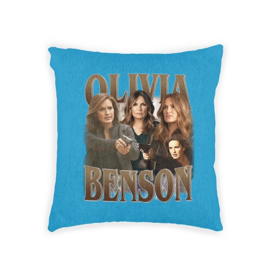 Discover Olivia Benson Law and Order Woven Pillows, Retro Olivia Benson Woven Pillows