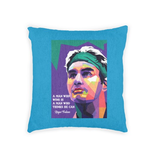 Discover Roger federer motivation - Roger Federer - Woven Pillows
