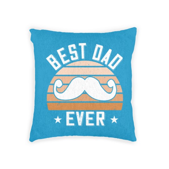 Discover best dad ever Woven Pillows