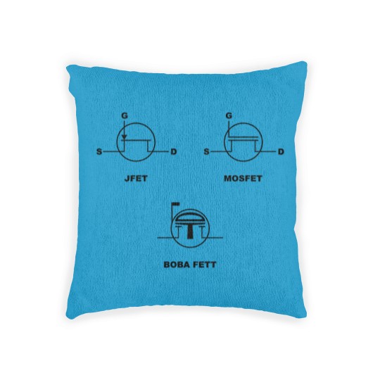 Discover Jfet Mosfet Boba Fett Woven Pillows
