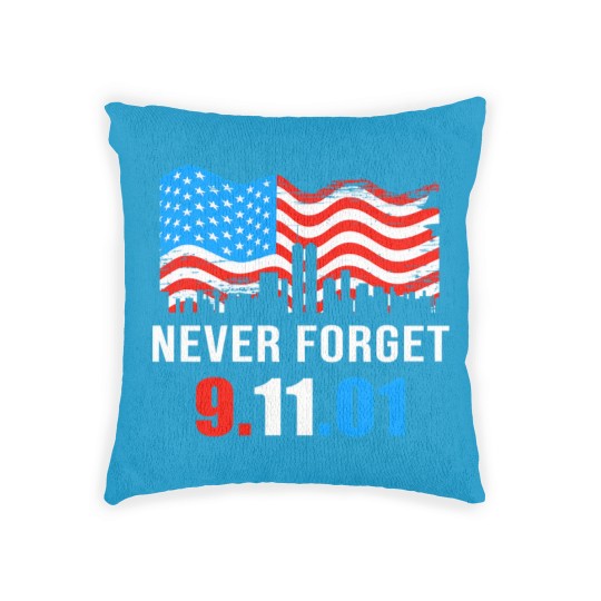 Discover patriot day 9 11 Woven Pillows