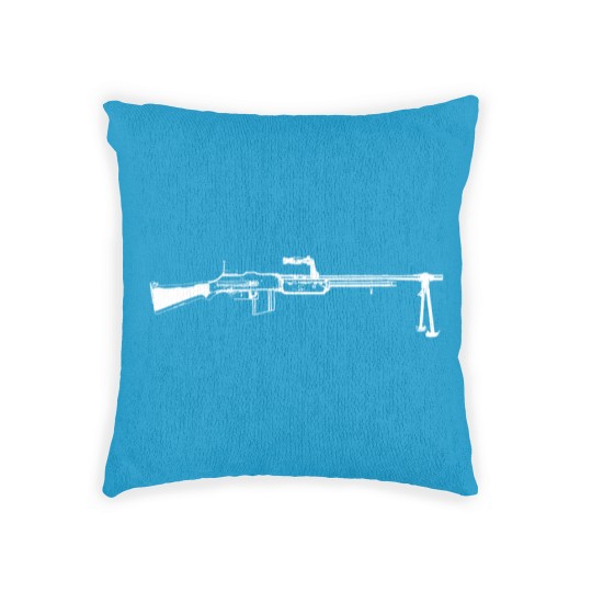 Discover Browning Automatic Rifle BAR White Woven Pillows
