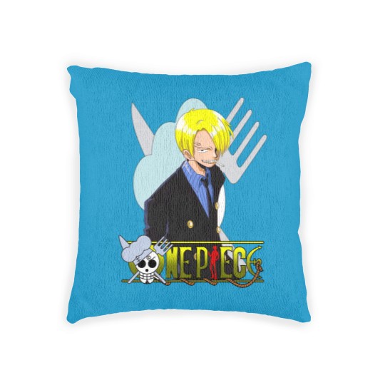 Discover one pieces SANJI complete design Woven Pillows