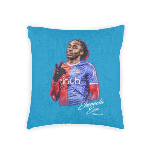 Discover Eberechi Eze Woven Pillows, Crystal Palace Woven Pillows, Soccer Woven Pillows