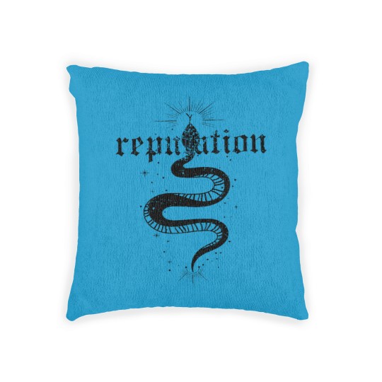 Discover Reputation Snake Woven Pillows, Reputation Merch