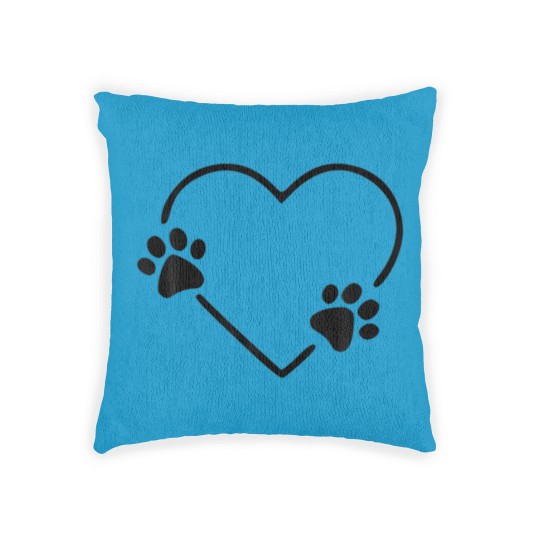 Discover Dog Heart Dog Paw Dog Mom Dog Mama Woven Pillows