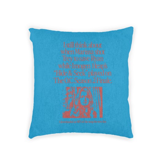 Discover I Still Think About When Marissa Shot Trey on The O.C. Season 2 Finale Woven Pillows