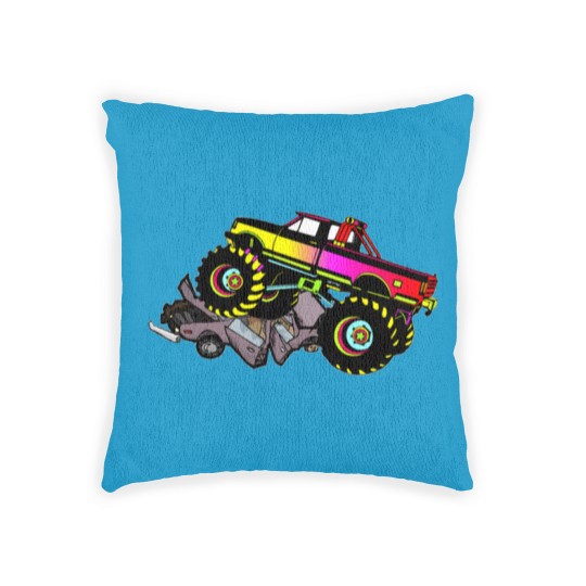 Discover Monster Truck Woven Pillows