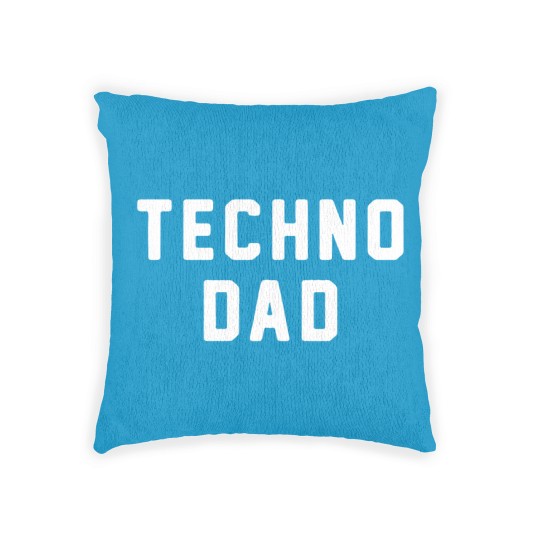 Discover Techno dad Woven Pillows
