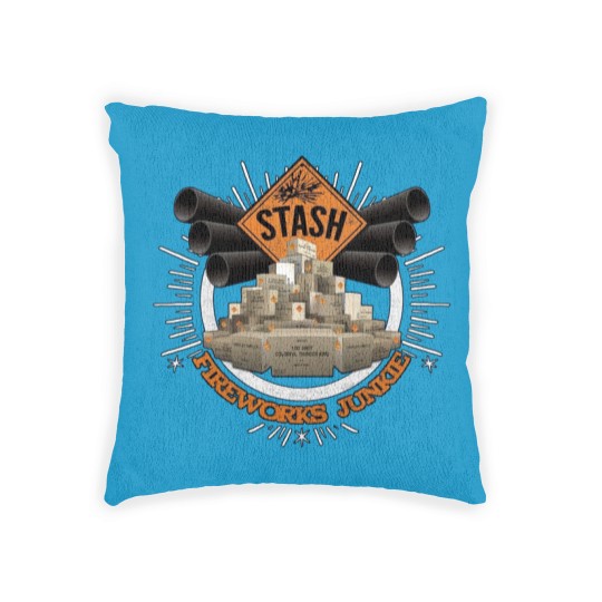 Discover Stash Fireworks Junkie - Fireworks - Woven Pillows