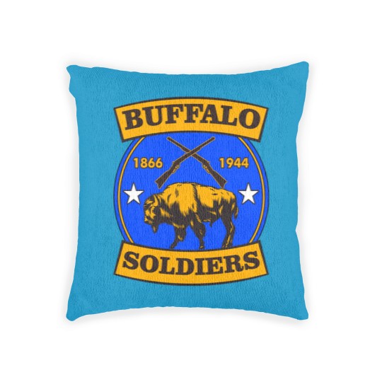 Discover Buffalo Soldiers T-ShirtBUFFALO SOLDIERS REGIMENT LOGO T-Shirt_by theanomalius_merch_ Woven Pillows