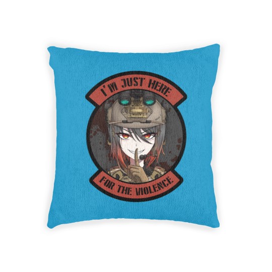 Discover Tactical Waifu Operator Anime Art 2 Woven Pillows