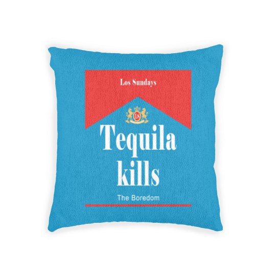 Discover Los Sundays Tequila Kills the Boredom Woven Pillows