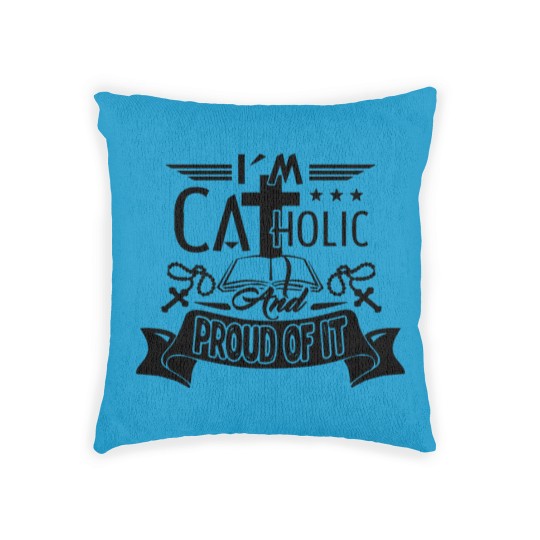 Discover Catholic Mug - I Am Catholic Coffee Mug Woven Pillows