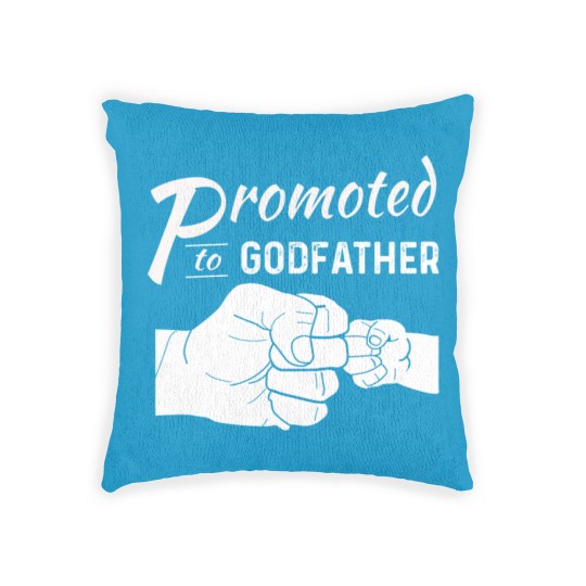 Discover Promoted To Godfather Woven Pillows