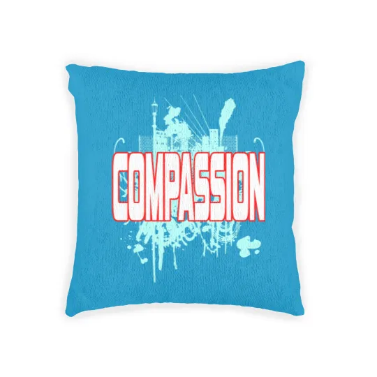Discover Inspirational Compassion Woven Pillows Designs COMPASSION Woven Pillows