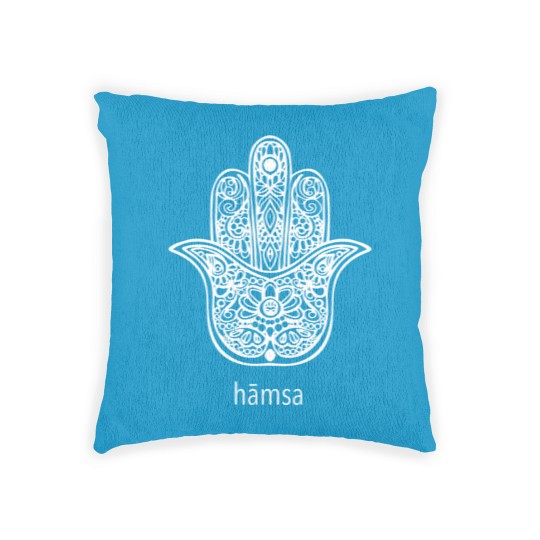 Discover Hand of buddha Woven Pillows