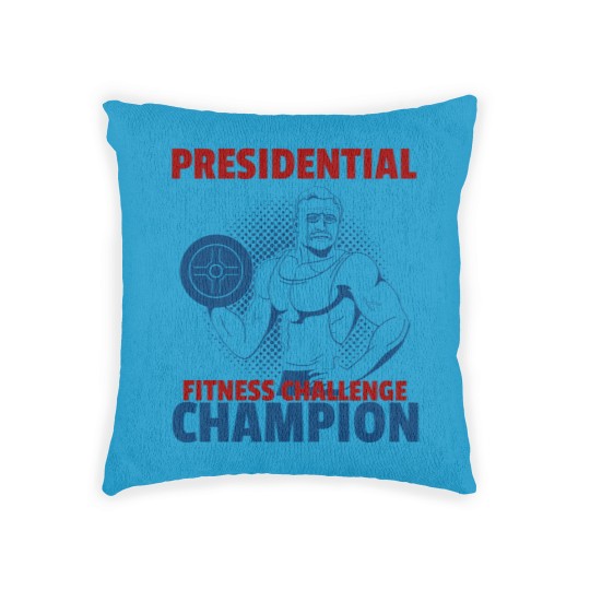 Discover Presidential Fitness Challenge Champ - Roosevelt Woven Pillows