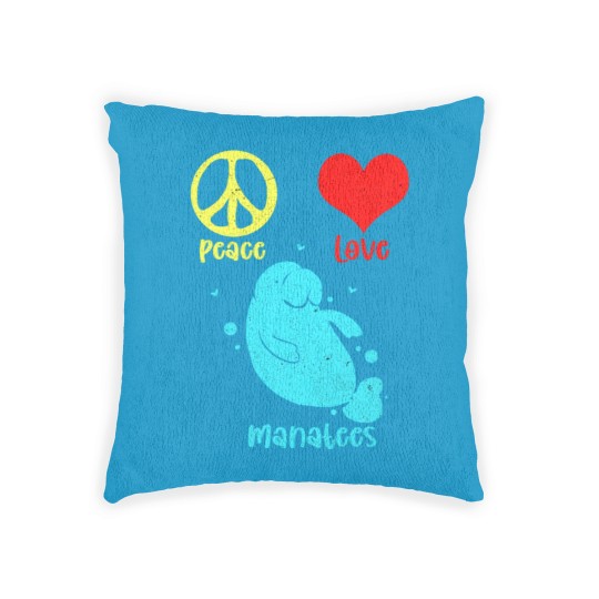 Discover Manatee Woven Pillows