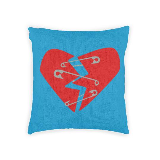 Discover Broken Heart Woven Pillows
