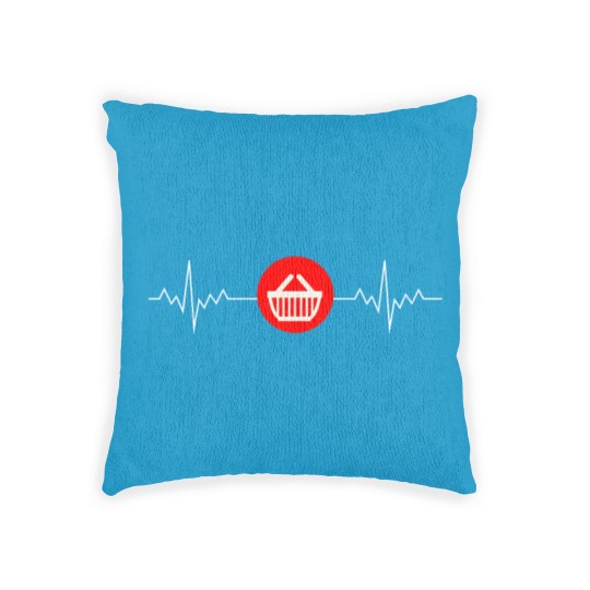 Discover Shopping is my cardio - Shopping, Shoppen Woven Pillows