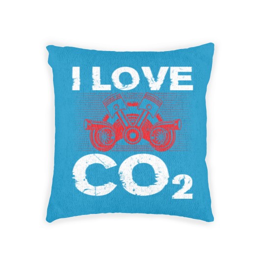 Discover I Love CO2 I Love Diesel Tuning Tuner Woven Pillows
