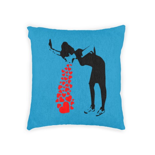 Discover Banksy Woven Pillows, Banksy Woven Pillows