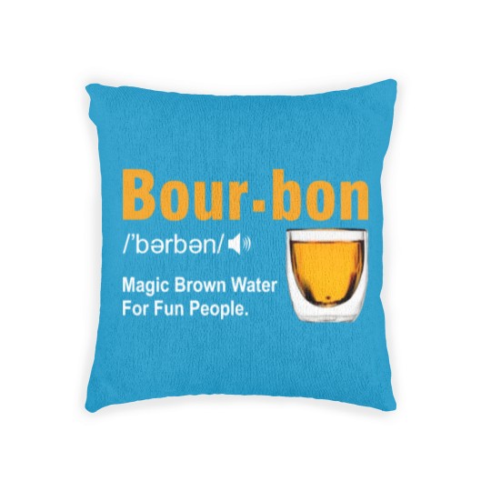 Discover Bourbon Definition Woven Pillows
