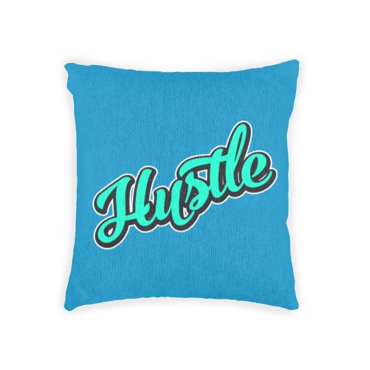 Discover Hustle Earn Money Quickly Woven Pillows