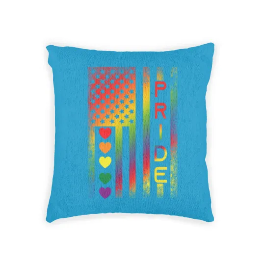 Discover Pride American Flag Woven Pillows