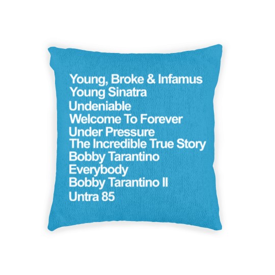 Discover Young broke and infamous young sinatra undeniable Woven Pillows