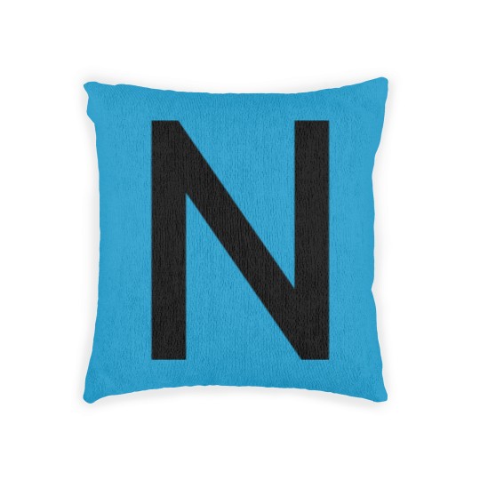 Discover Alphabet N Woven Pillows