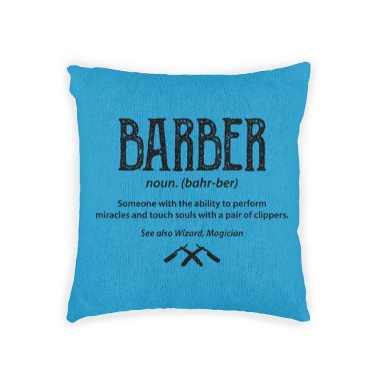 Discover Barber Definition - Barber Woven Pillows